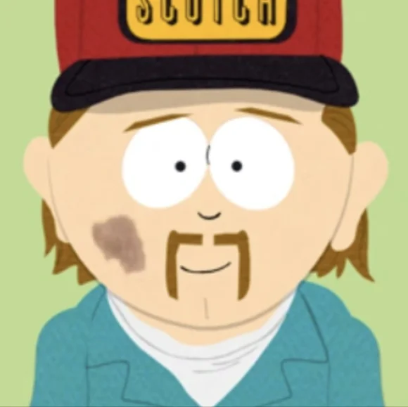 Scotch Hat Stuart McCormick Embroidered Cap Red/Gold/Black Adult Size South Park - Picture 3 of 6